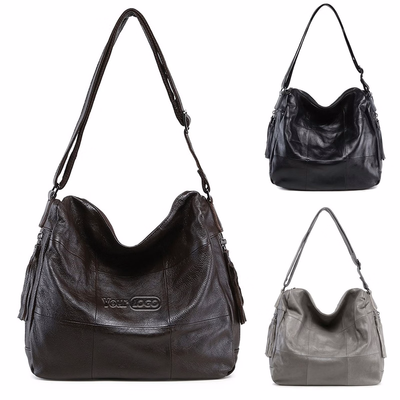 Genuine leather Hobo Purse Shoulder Bags for Women