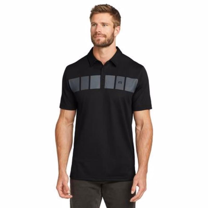 TravisMathew Cabana Chest Stripe Polo.