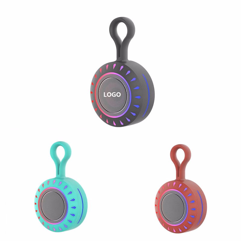Colorful Mini RGB Shower Travel Speaker Outdoor Waterproof