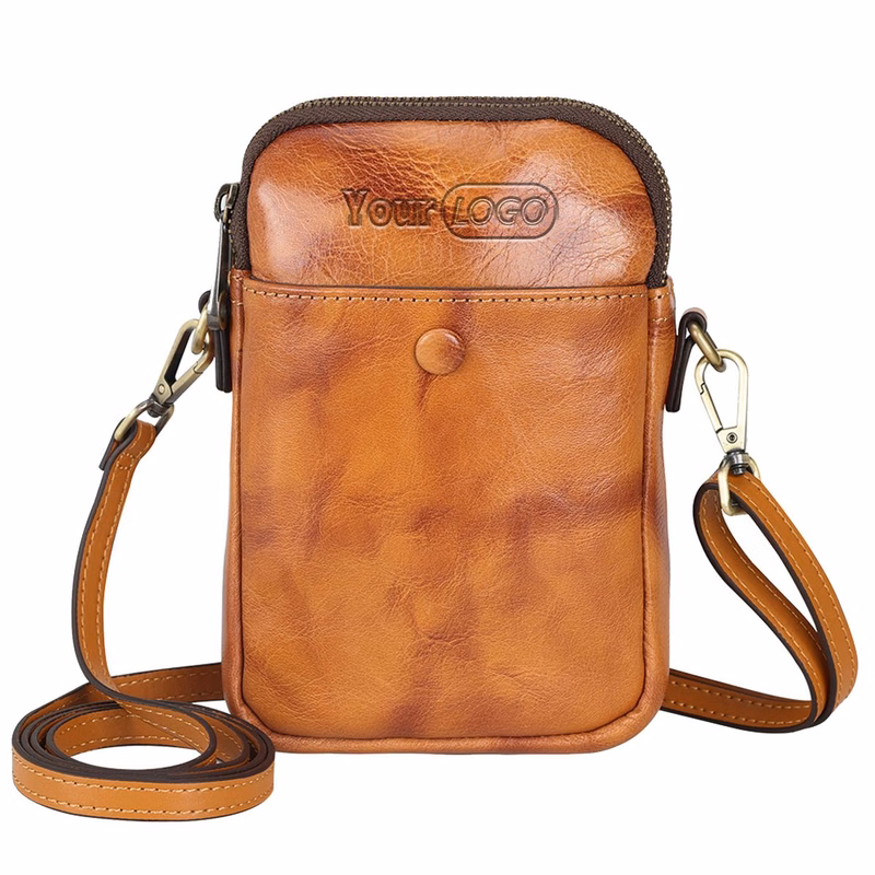 Pu leather Small Cellphone Purse crossbody Bag for women