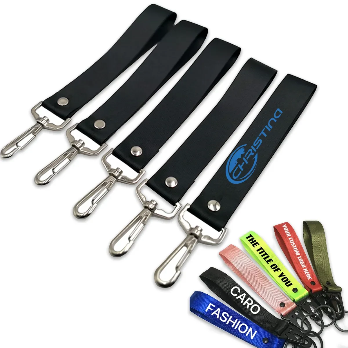 Personalized Customzible Wristlet Lanyard Keychain 1