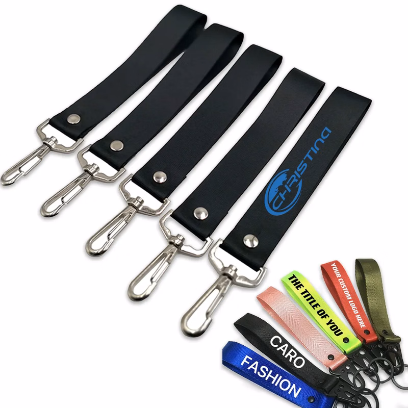 Personalized Customzible Wristlet Lanyard Keychain