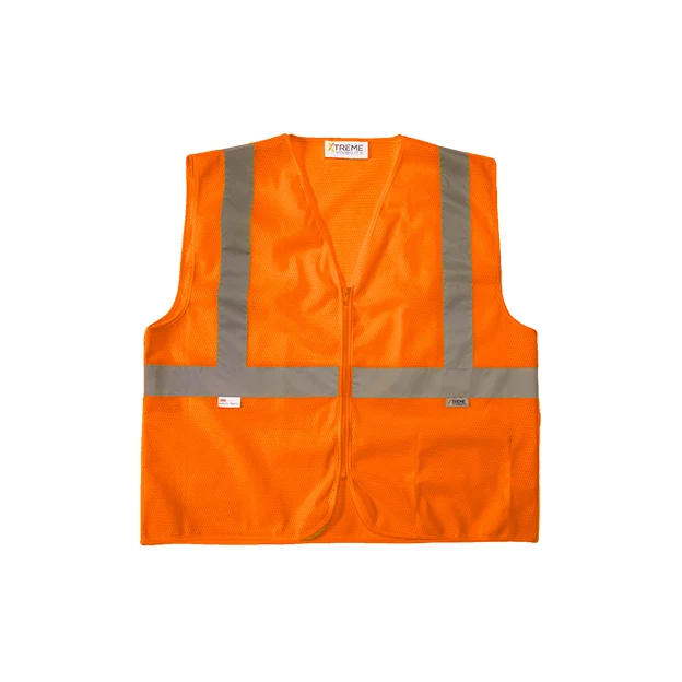Xtreme Visibility Value Class 2 Zip Mesh Vest 1