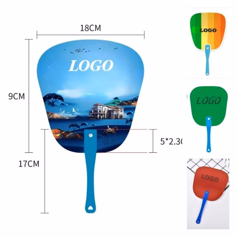 Custom PVC Promotional Handheld Fan