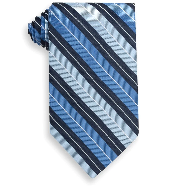 Mansfield Blue Stripe Tie 1