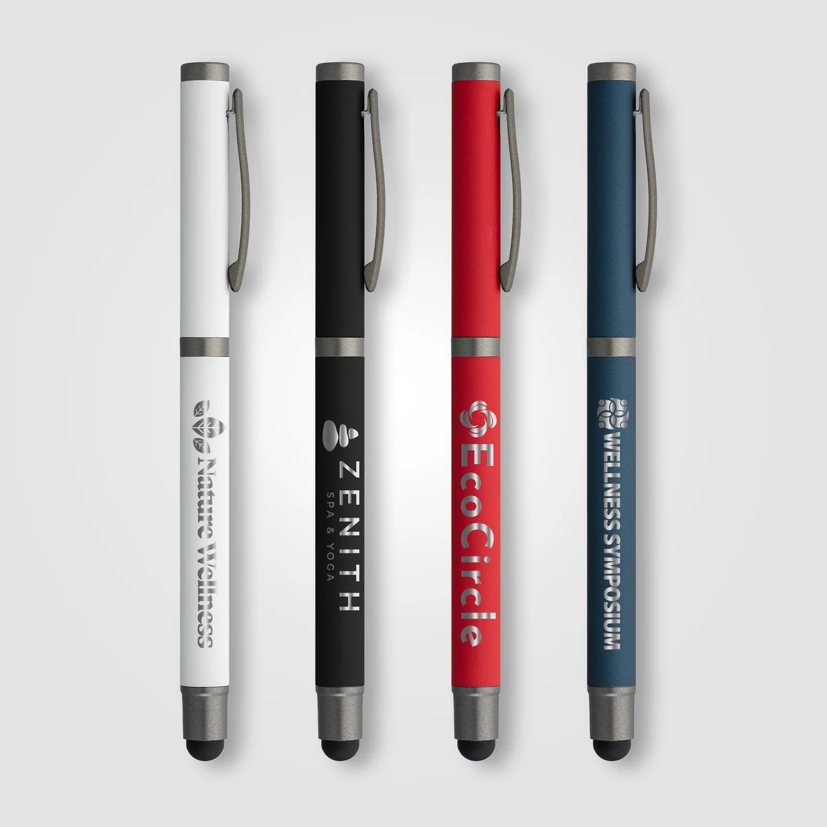 Bowie Recycled Aluminum Stylus Gel Pen 1