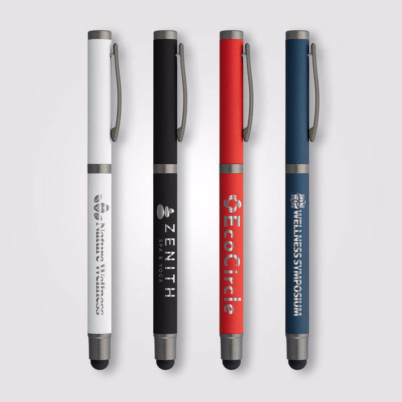 Bowie Recycled Aluminum Stylus Gel Pen