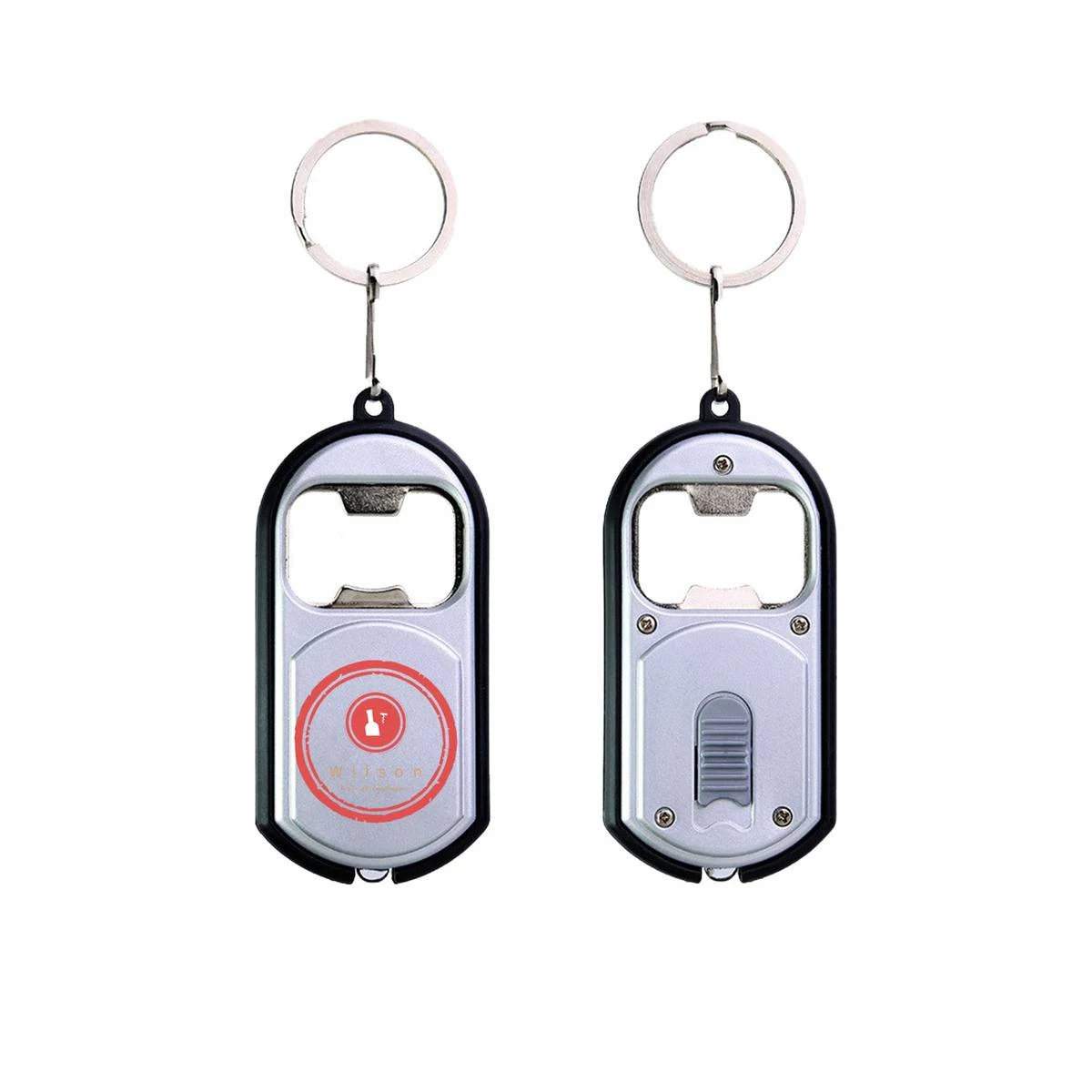 3 in 1 Bottle Opener LED Light Keychain 1
