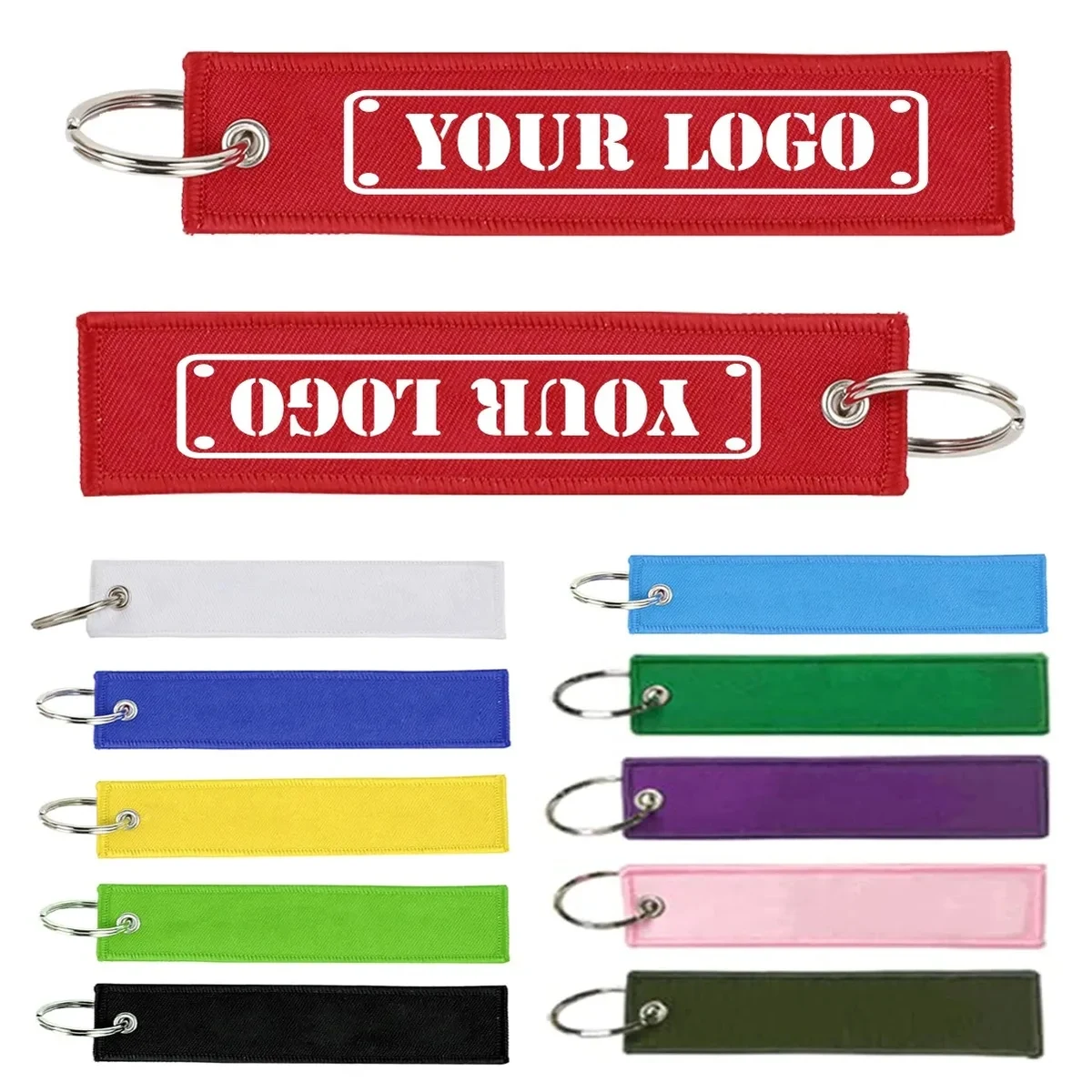 Embroidered Key Tag 1