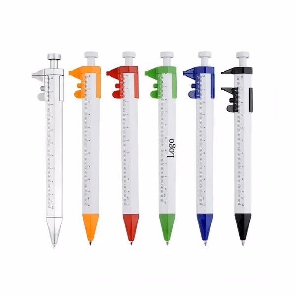 Custom Vernier Caliper Ballpoint Pen with 0.1mm Precision Measurement — Engineer Gift