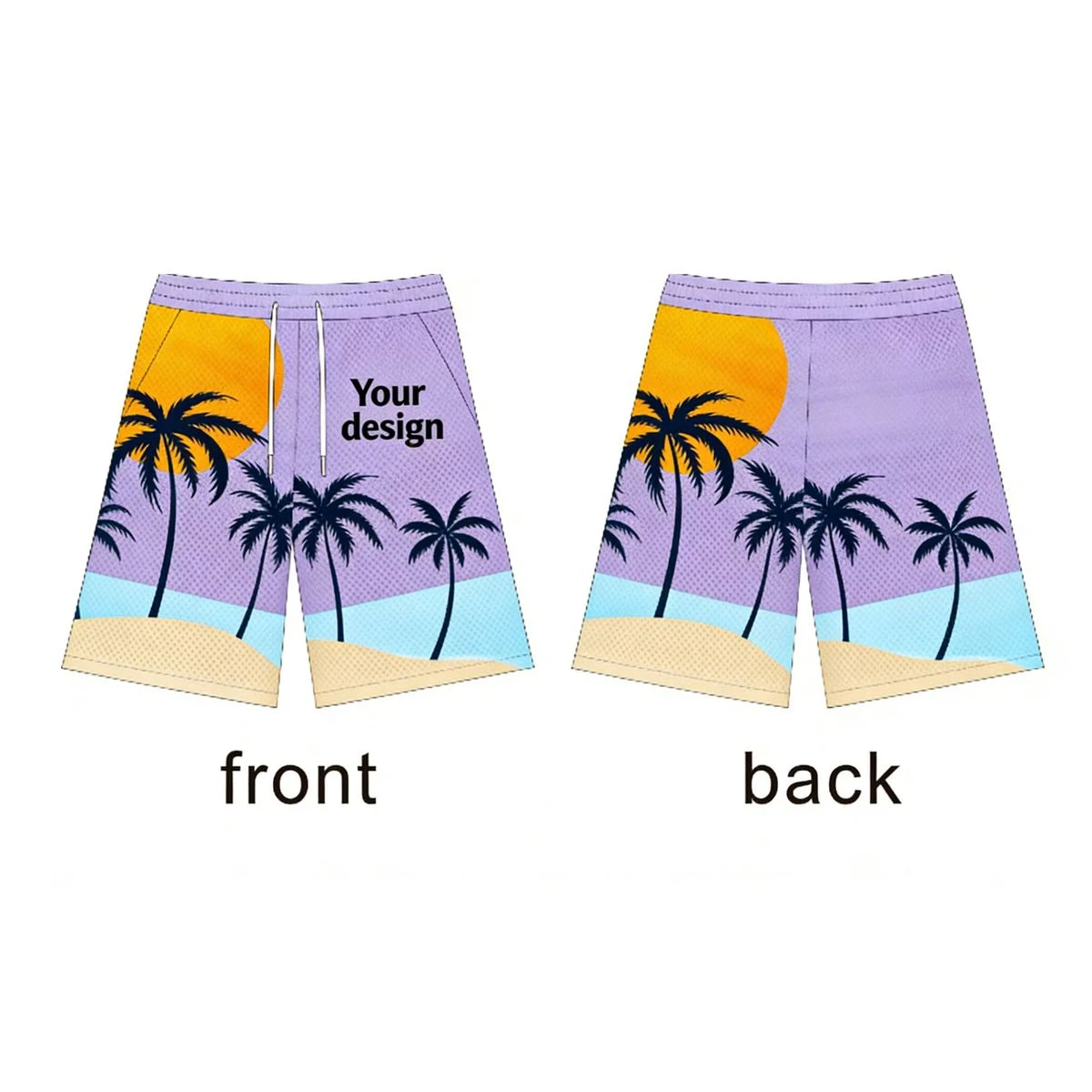 140G Mesh Beach Shorts 1