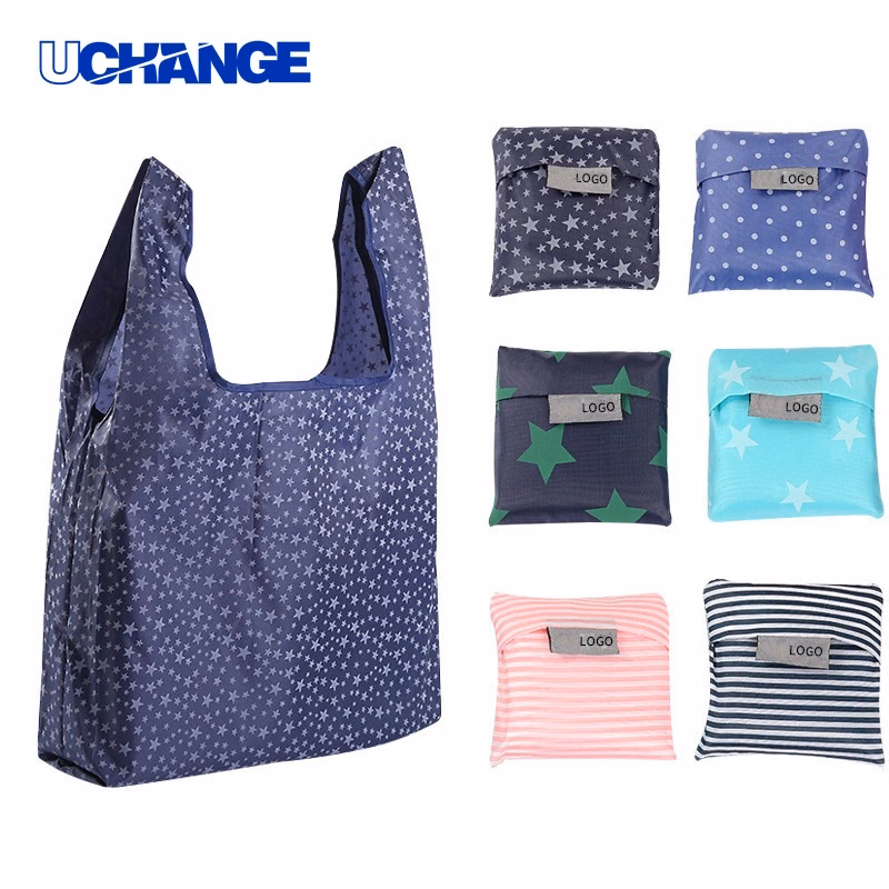 Foldable Reusable Grocery Shopping Bags Set