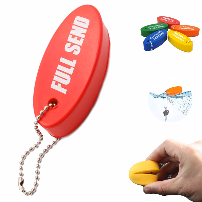Float Stress Ball Keychain
