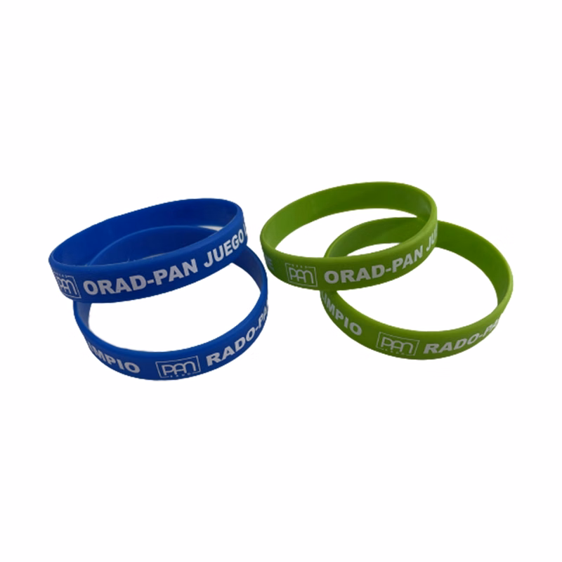 Screen Printed Silicone Wristband