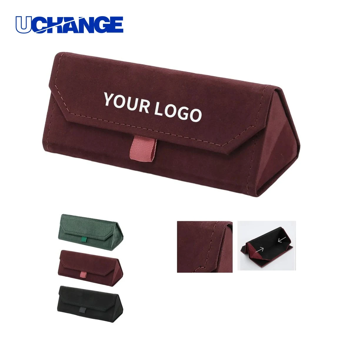Portable Suede Sunglasses Case 1