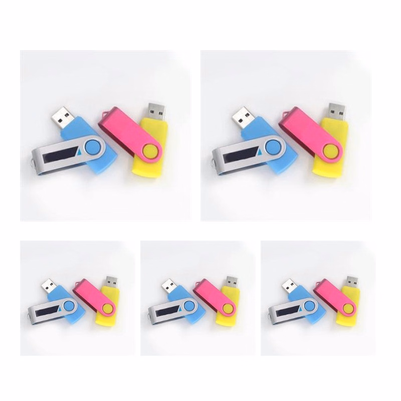 USB Flash Drive w/ Custom Imprint Rotating Swivel