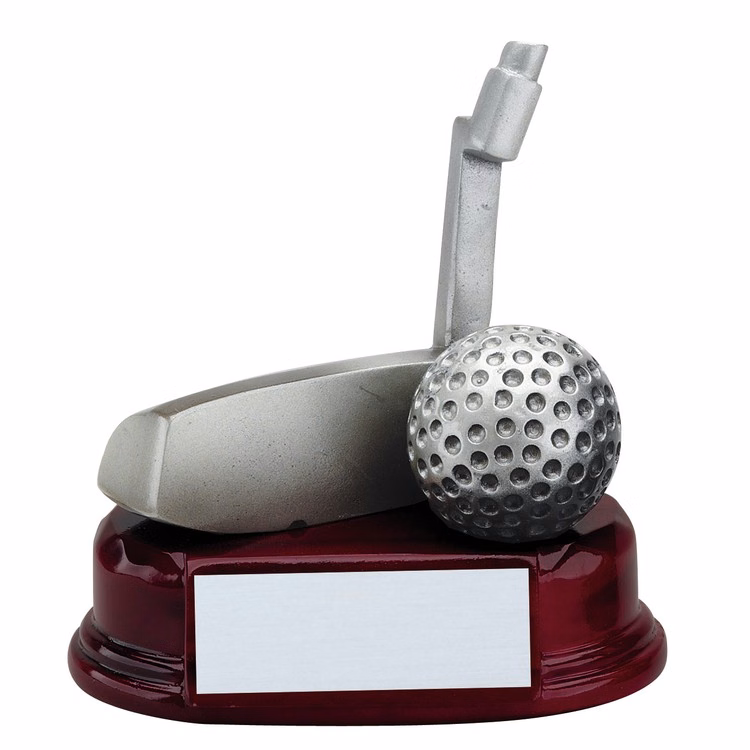 5 1/2" Putter Golf Resin Award