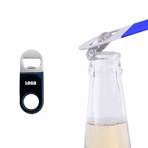 Small PVC Wrapped Handle Stainless Steel Bottle Opener