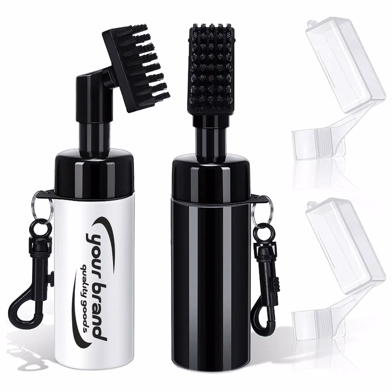 Golf Club Brush Cleaner W/ Water Heavy Duty Retractable Clip