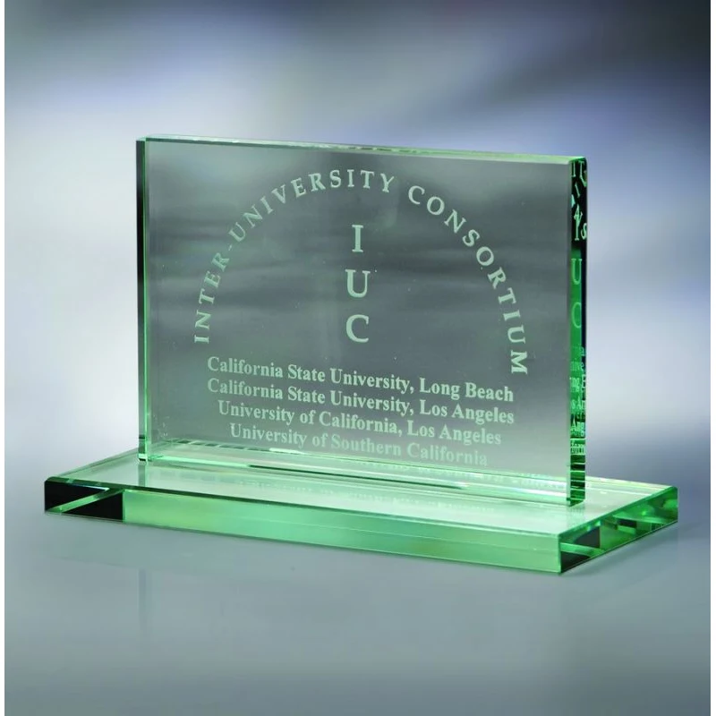 1/2" HORIZONTAL PLAQUE W/ BASE (LARGE) 1