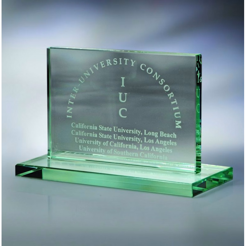 1/2" HORIZONTAL PLAQUE W/ BASE (LARGE)