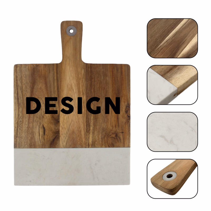 Marble Wood Cutting Board