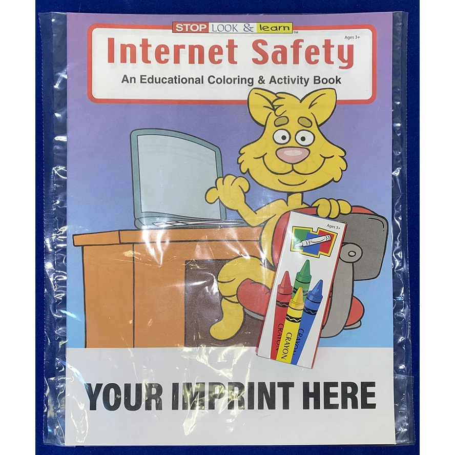 COLORING SET - Internet Safety Coloring Book Fun Pack 1