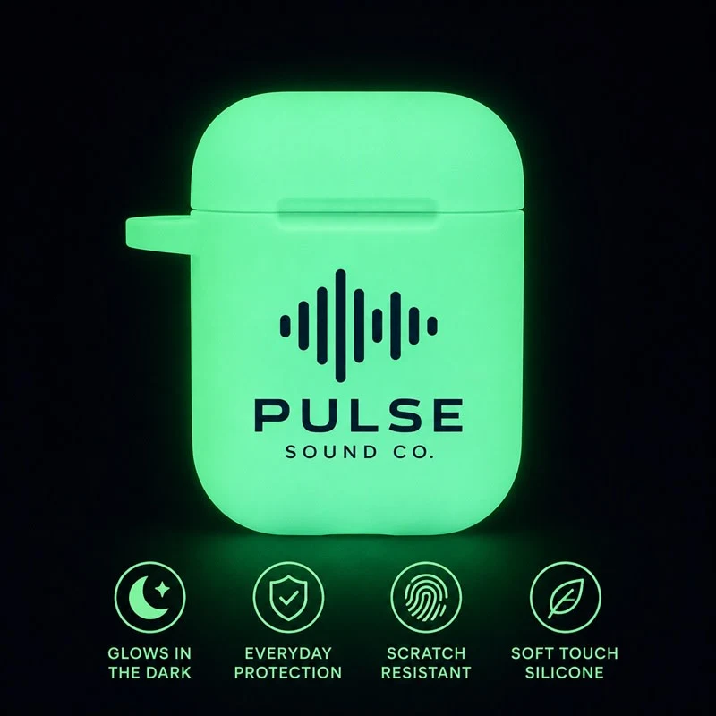 Glow In The Dark AirPod Silicone Covers 1