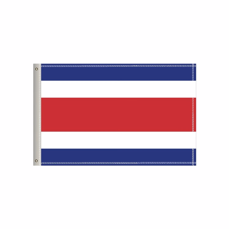 National Flag, Costa Rica, Single-Sided - 36"W x 24"H