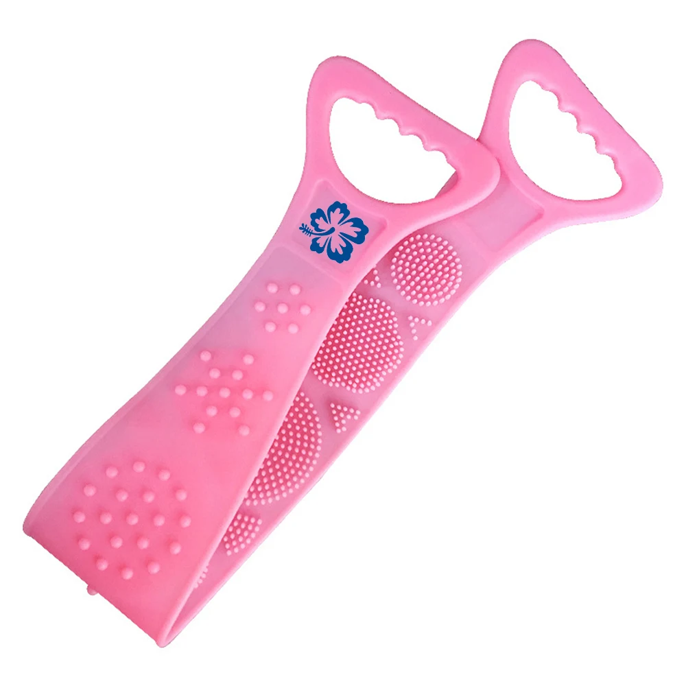 Massage Back Artifact Silicone Pull Back Strip Bath Towel 1