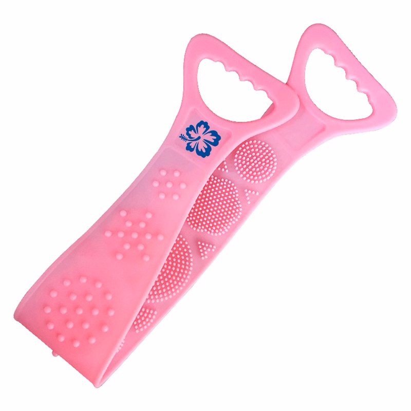 Massage Back Artifact Silicone Pull Back Strip Bath Towel
