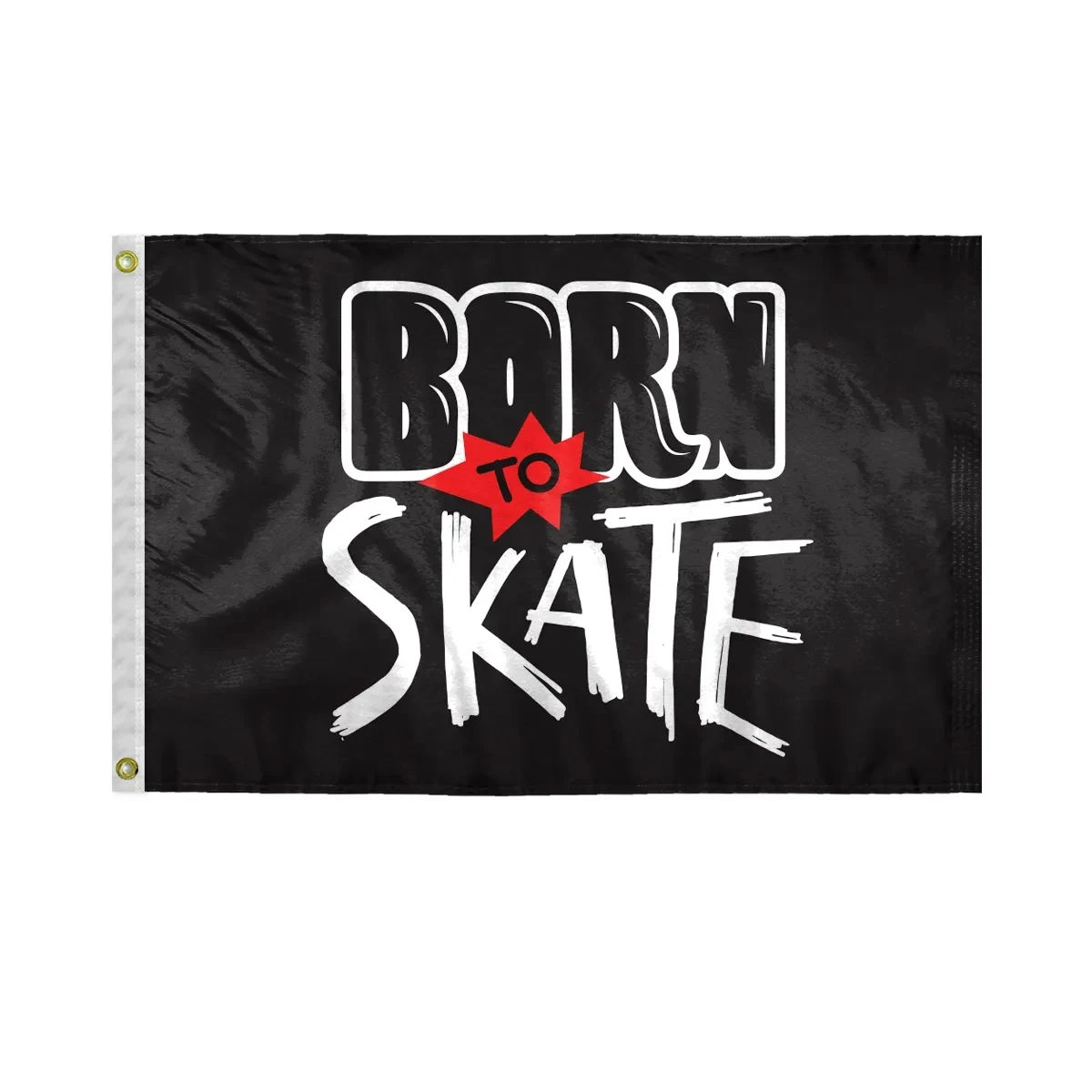 Custom Screen Sublimation Flag - 2' x 3' W-Poly 1