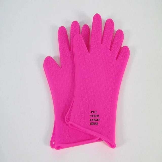 Breast Cancer Awareness Oven & BBQ Silicone Gloves 1