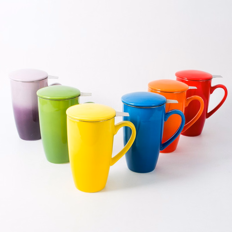 Tea Mug with Infuser and Lid