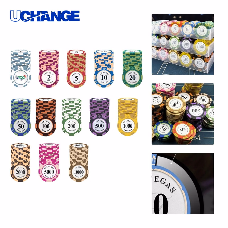 Clay Poker Chips for Gambling