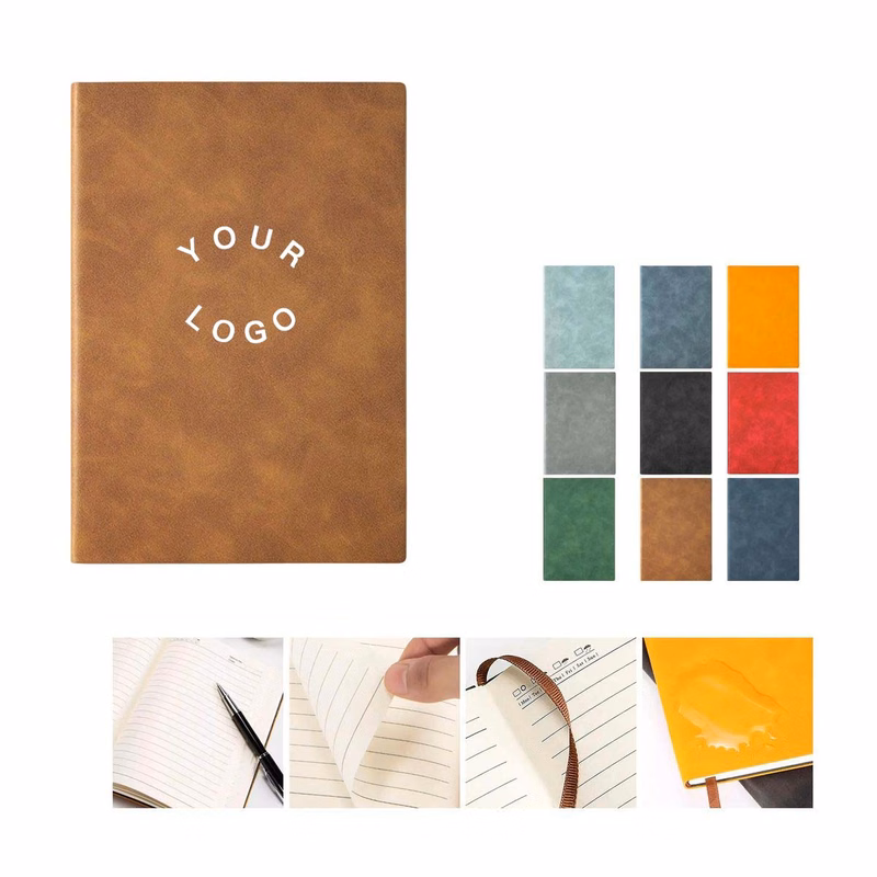 A5 Faux Leather Notebook with Soft Cover