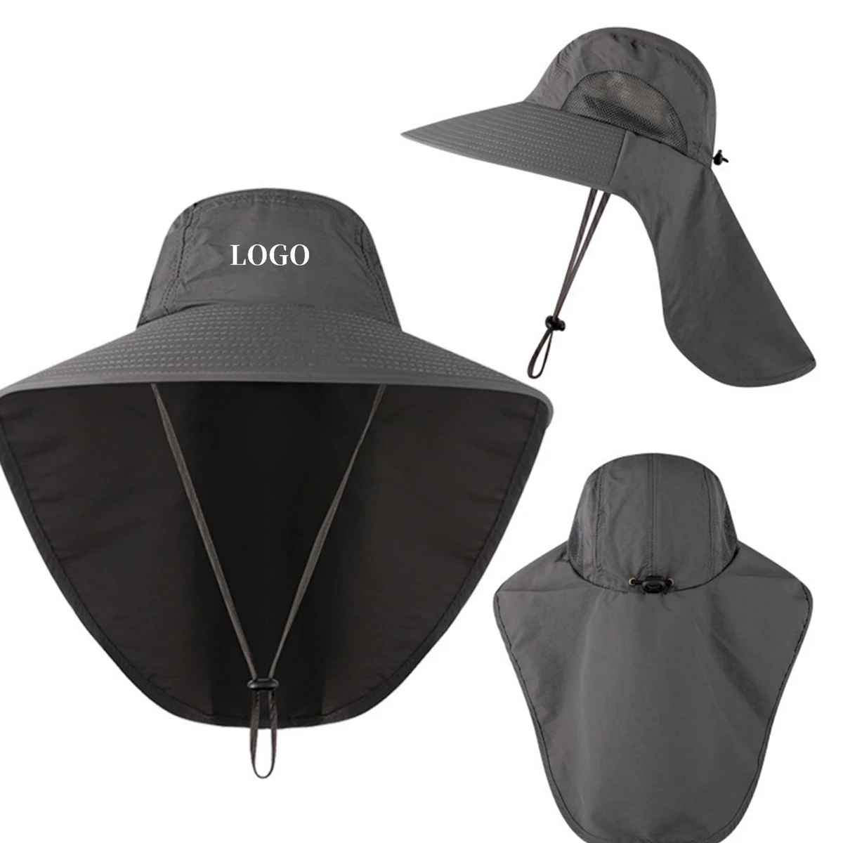 Summer Sun UV Protect Wide Brim Fishing Hats Caps 1