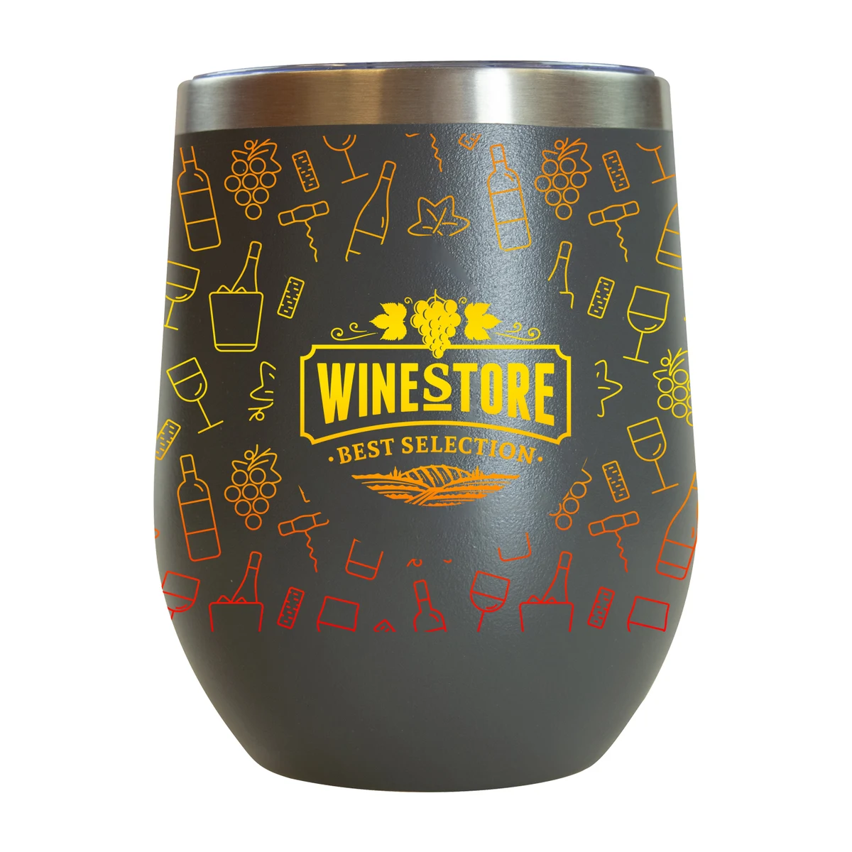 Sipper Wine Tumbler - 12 oz. 1