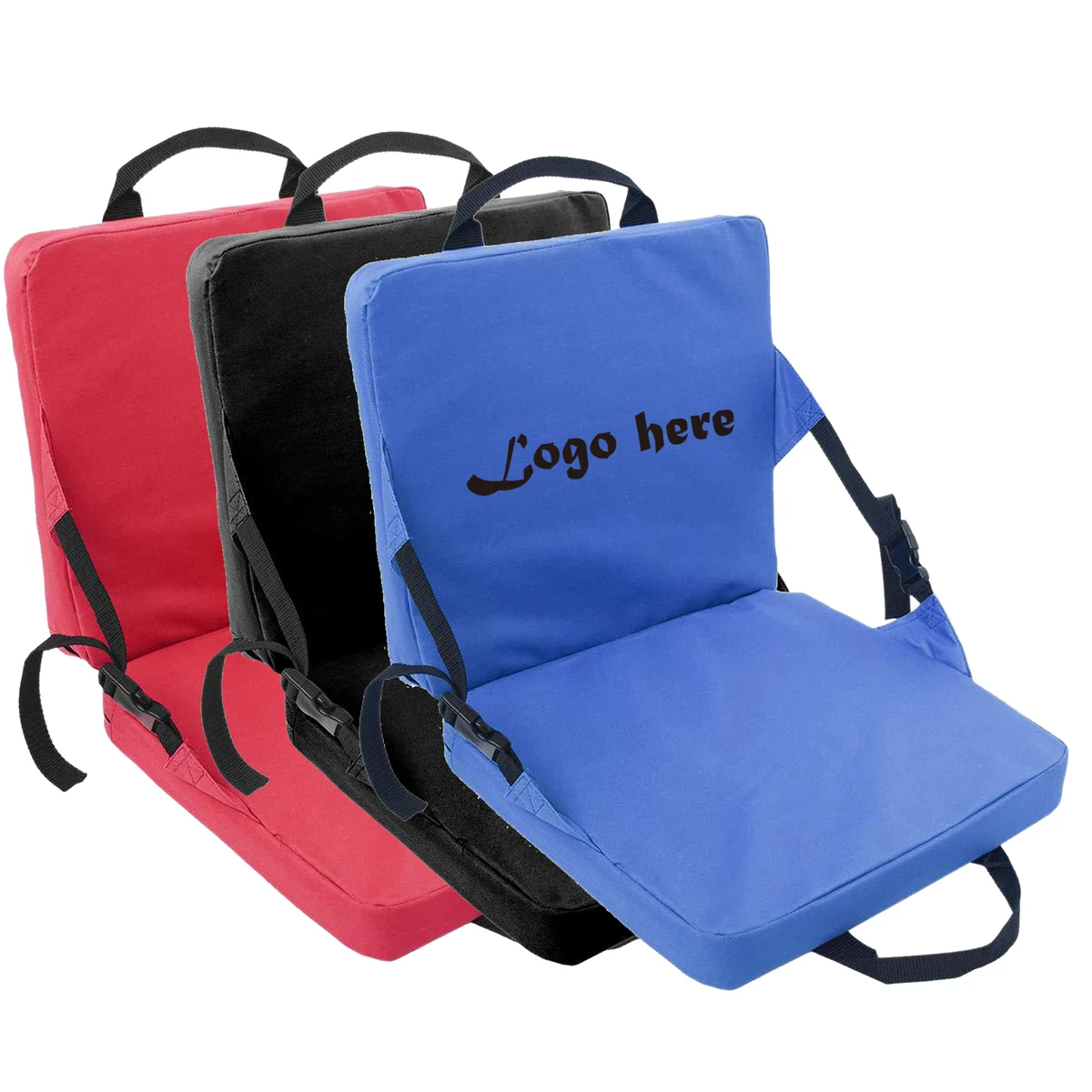 Folding Portable Buckle Pocket Stadium seat Camping Travel 1