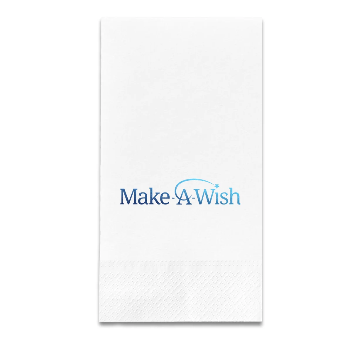 Foil Stamped 3-Ply White Hand Towel 1