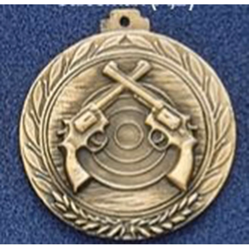 2.5" Stock Cast Medallion (Revolvers Crossed)