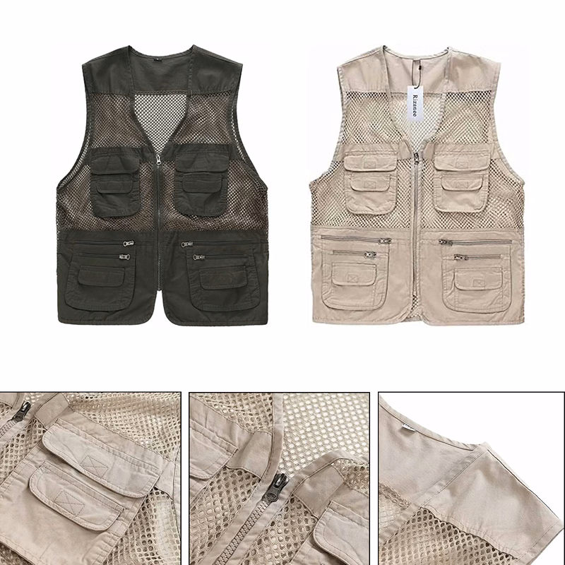 Unisex Mesh Breathable Fishing Vest