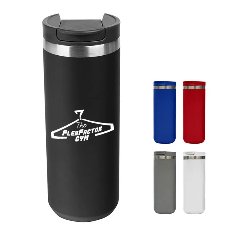18 Oz. Mega Laser Round Rock Stainless Steel Bottle 1