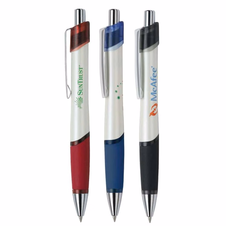 Elegant Pearl Finish Brass Ballpoint Click Pen