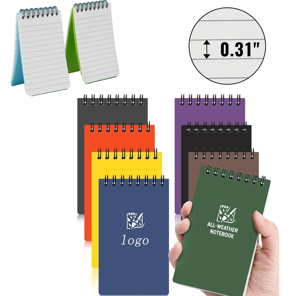All-Weather Coil Waterproof Portable Notebook 1