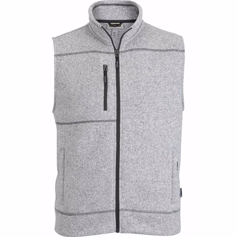 Mens Sweater Knit Fleece Vest