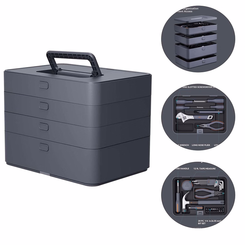 Set of 97 Pieces Home Repair Tool Kit