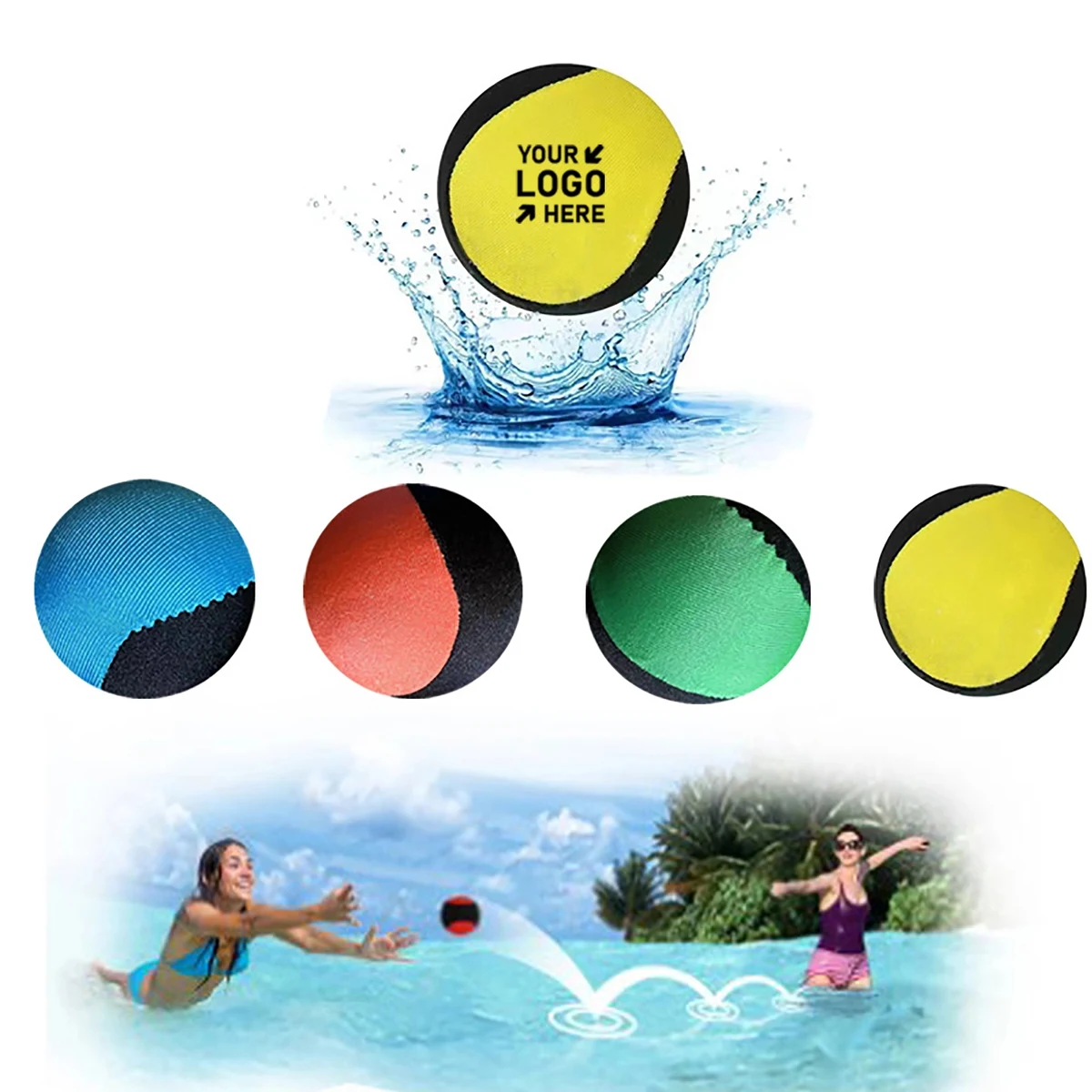 Two Tone Water Bouncing Ball 1