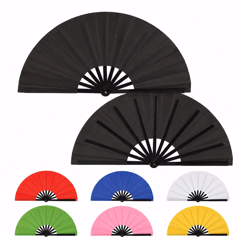 11-Inch Rainbow Foldable Kung Fu Fan