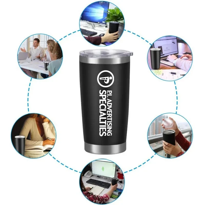 20oz Tumbler Stainless Steel Vacuum Insulated Mug with Lid 1
